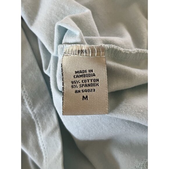 Banana Republic M Light Blue T Shirt Short Sleeve - Picture 5 of 5
